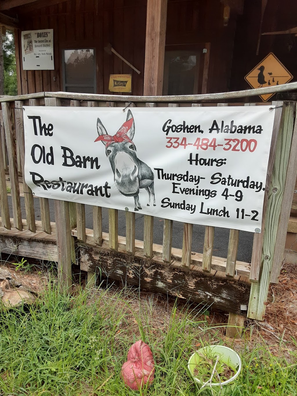 The Old Barn Restaurant | restaurant | 2146 County Rd 2243, Goshen, AL 36035, USA | 3344843200 OR +1 334-484-3200