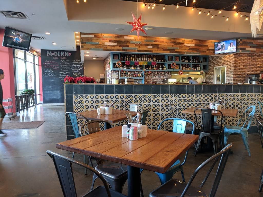 Moderno Tacos + Tex Mex | restaurant | 10455 Briar Forest Dr, Houston, TX 77042, USA | 7137844600 OR +1 713-784-4600