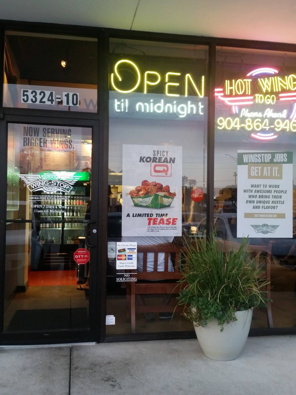 Wingstop | restaurant | 5324 Blanding Boulevard 9 & 10, Jacksonville, FL 32210, USA | 9048649464 OR +1 904-864-9464