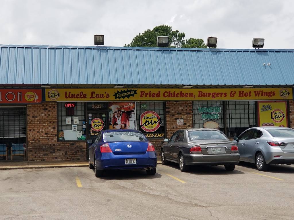 Uncle Lous Fried Chicken | restaurant | 3633 Millbranch Rd, Memphis, TN 38116, USA | 9013322367 OR +1 901-332-2367