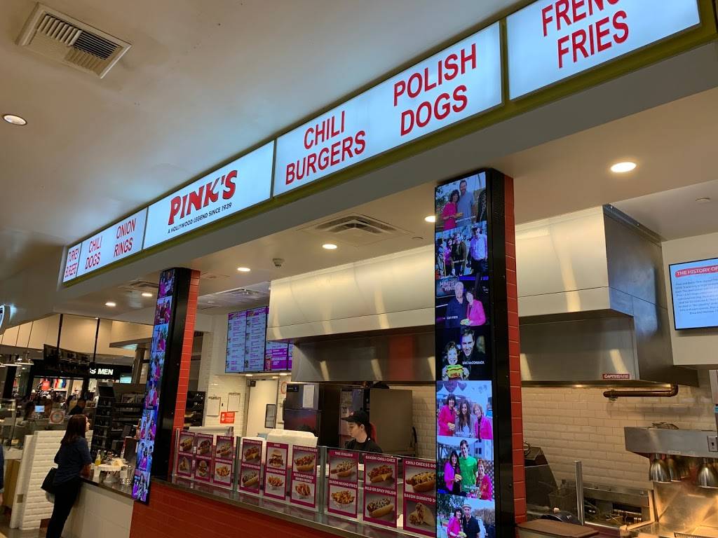 Pinks Hot Dogs | restaurant | 1065 Brea Mall, Brea, CA 92821, USA | 7143909352 OR +1 714-390-9352