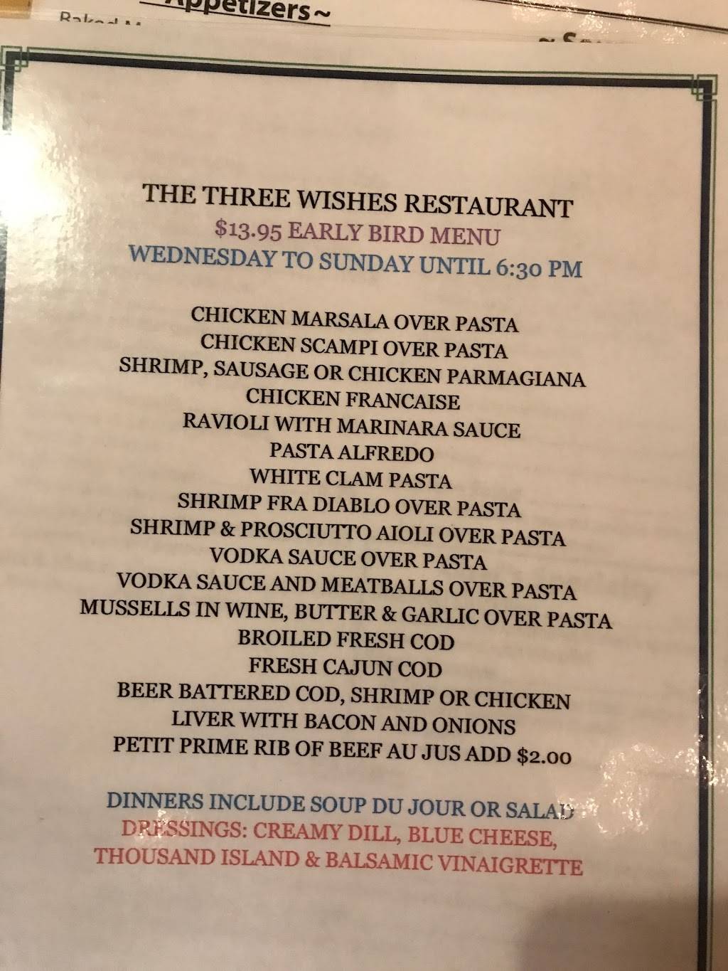 Three Wishes | restaurant | 1418 Beach Lake Hwy, Beach Lake, PA 18405, USA | 5707298187 OR +1 570-729-8187