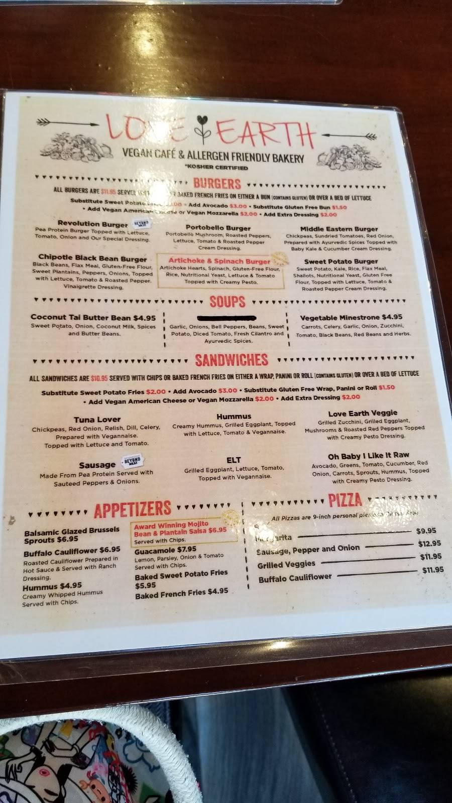 Love Earth | restaurant | 4916 Arthur Kill Rd, Staten Island, NY 10309, USA | 6469606411 OR +1 646-960-6411