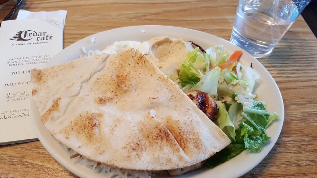 Cedar Cafe | cafe | 6409 Shiplett Blvd, Burke, VA 22015, USA | 7034557080 OR +1 703-455-7080