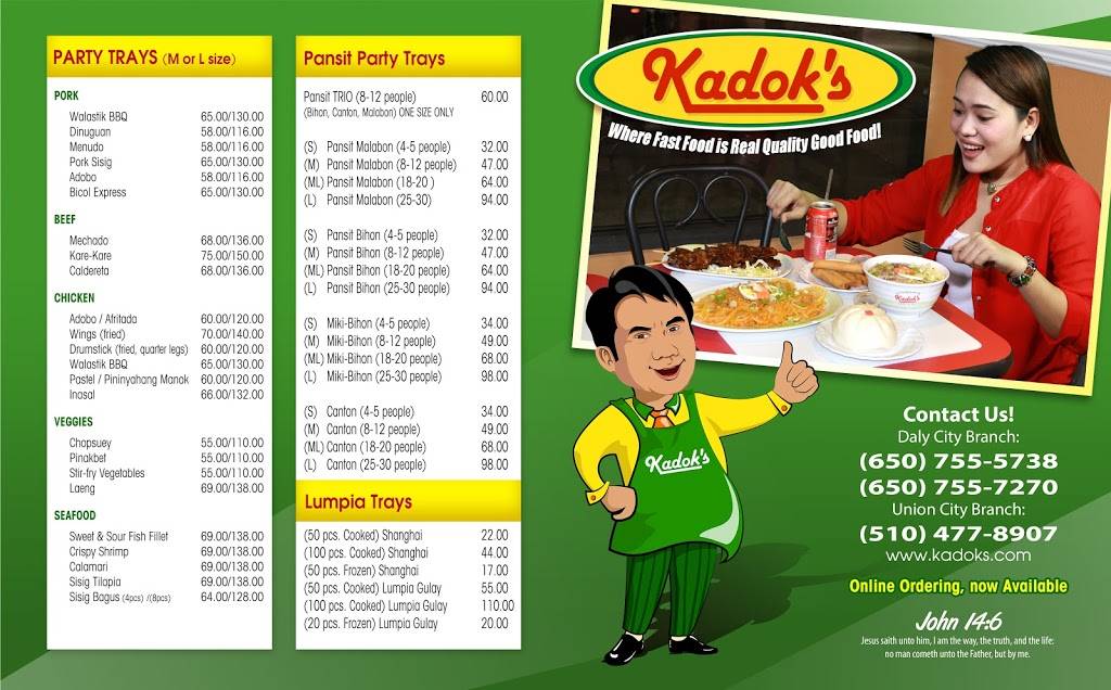 Kadoks | restaurant | 31834 Alvarado Blvd, Union City, CA 94587, USA | 5104778907 OR +1 510-477-8907