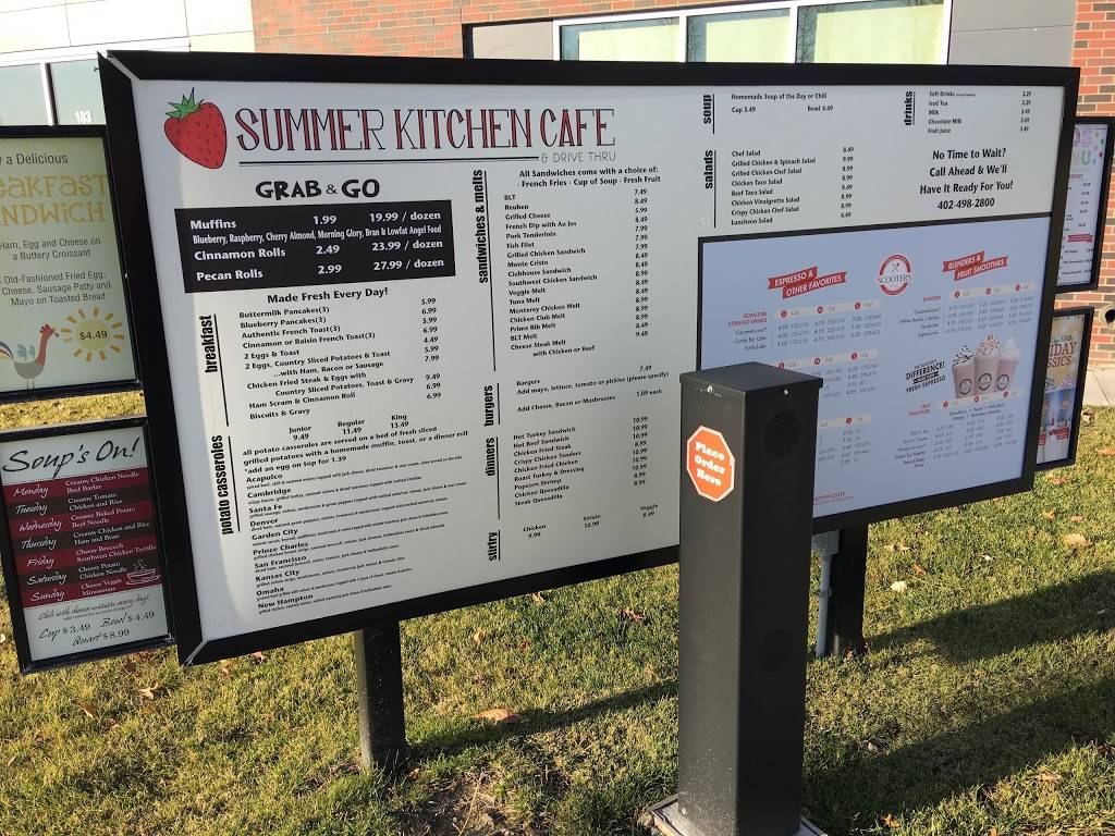 Summer Kitchen Cafe | restaurant | 1130 Sterling Ridge Dr, Omaha, NE 68154, USA | 4024982800 OR +1 402-498-2800