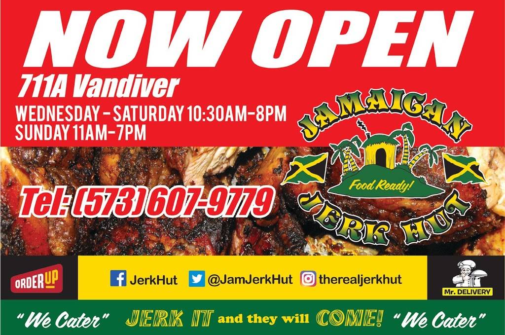 Jamaican Jerk Hut | restaurant | 711 Vandiver Dr, Columbia, MO 65202, USA | 5736079779 OR +1 573-607-9779