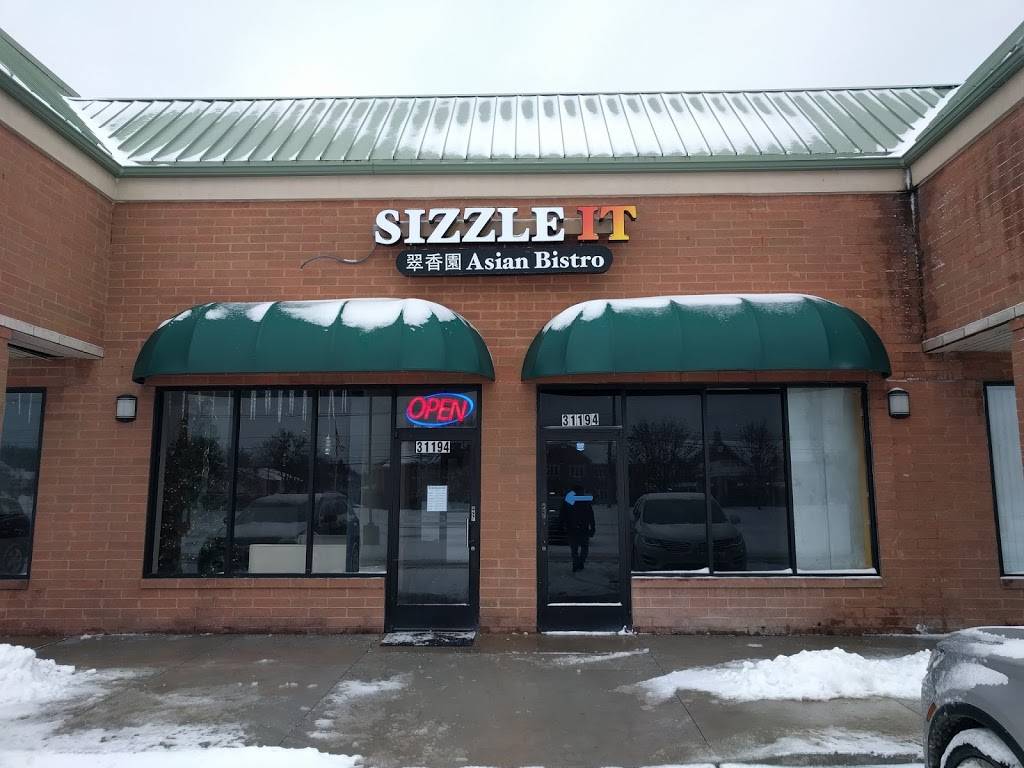 Sizzle It Asian Bistro | restaurant | 31194 Novi Rd, Novi, MI 48377, USA | 2488593888 OR +1 248-859-3888