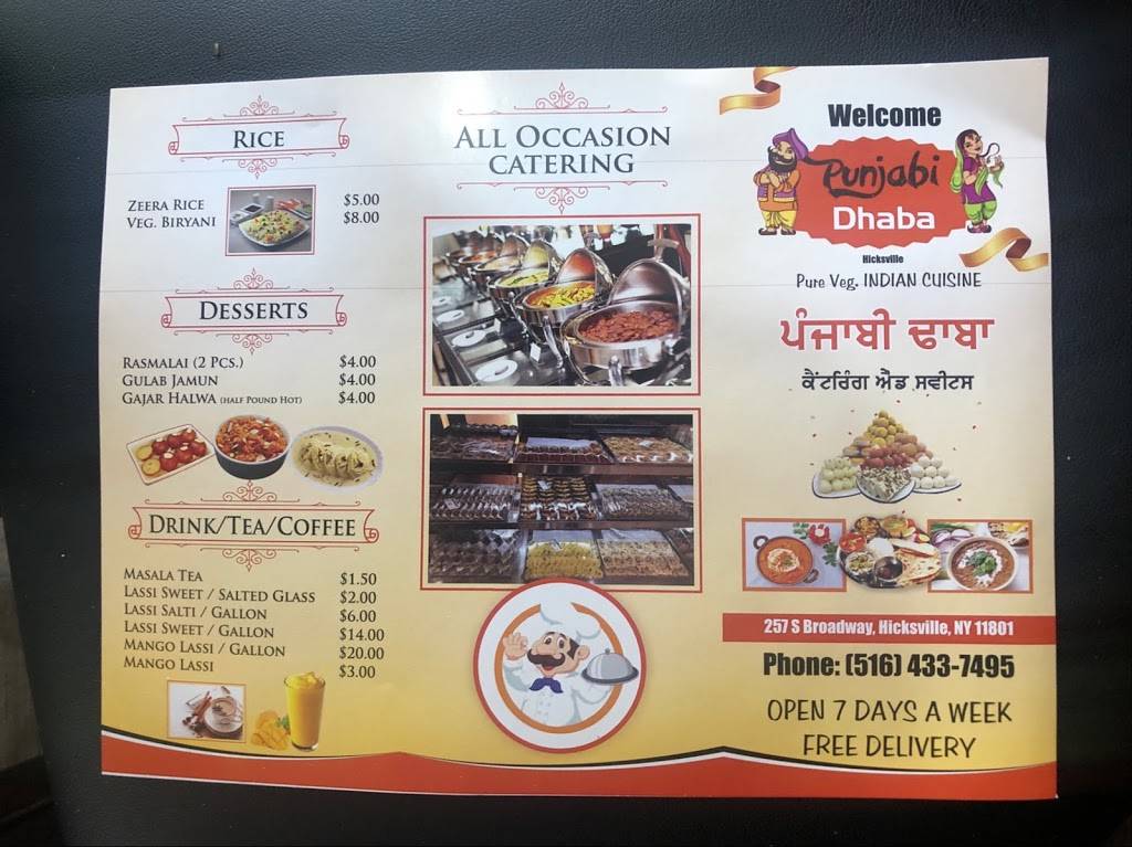 Punjabi Dhaba Hicksville | restaurant | 257 S Broadway, Hicksville, NY 11801, USA | 5164337495 OR +1 516-433-7495