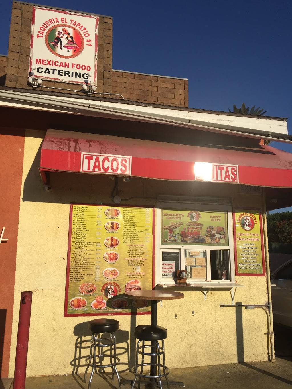 Taqueria El Tapatio #1 | restaurant | 22746 Saticoy St, West Hills, CA 91307, USA | 8189923284 OR +1 818-992-3284