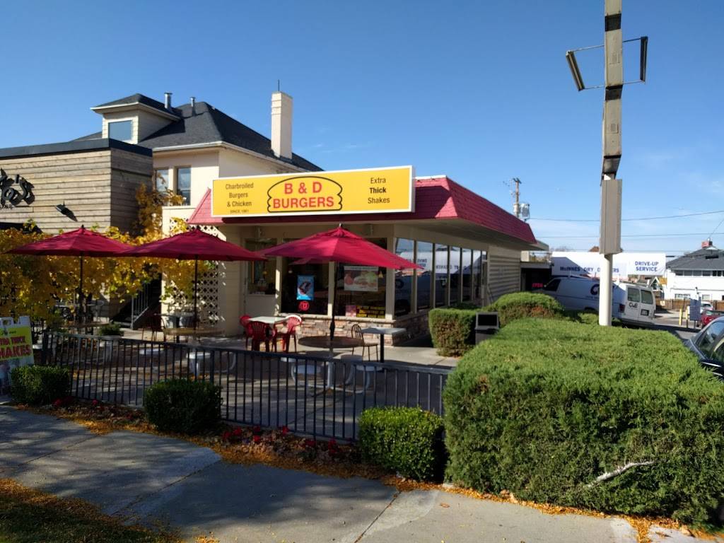 B&D Burger | restaurant | 222 1300 E, Salt Lake City, UT 84102, USA | 8015827200 OR +1 801-582-7200
