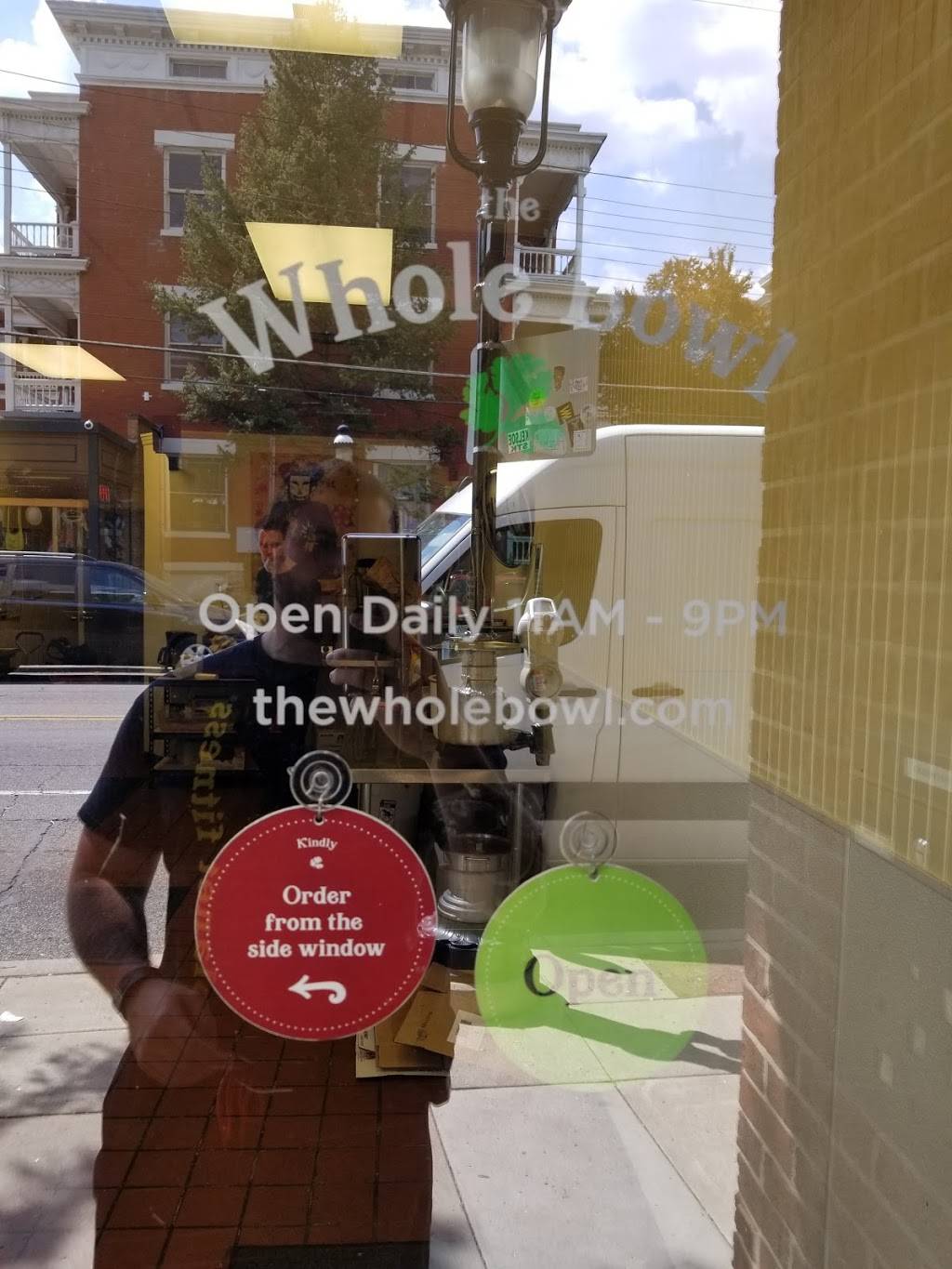 The Whole Bowl Cincinnati | restaurant | 364 Ludlow Ave, Cincinnati, OH 45220, USA | 5137512695 OR +1 513-751-2695