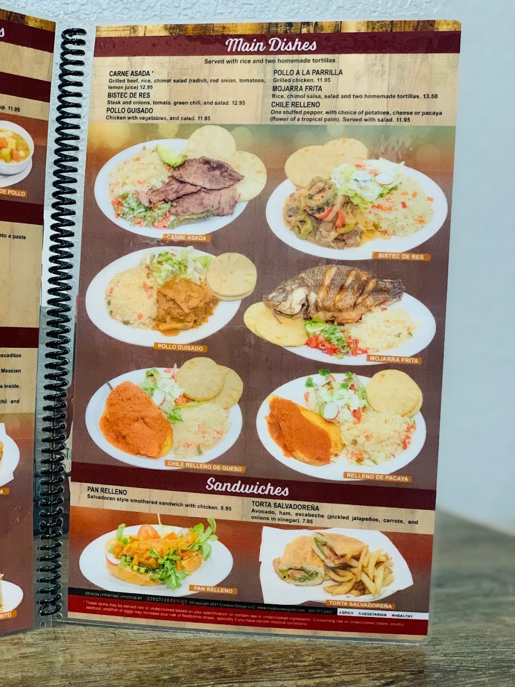 Sabor salvadoreño Restaurant | restaurant | 3896 Morrison Rd, Denver, CO 80219, USA | 7205508671 OR +1 720-550-8671