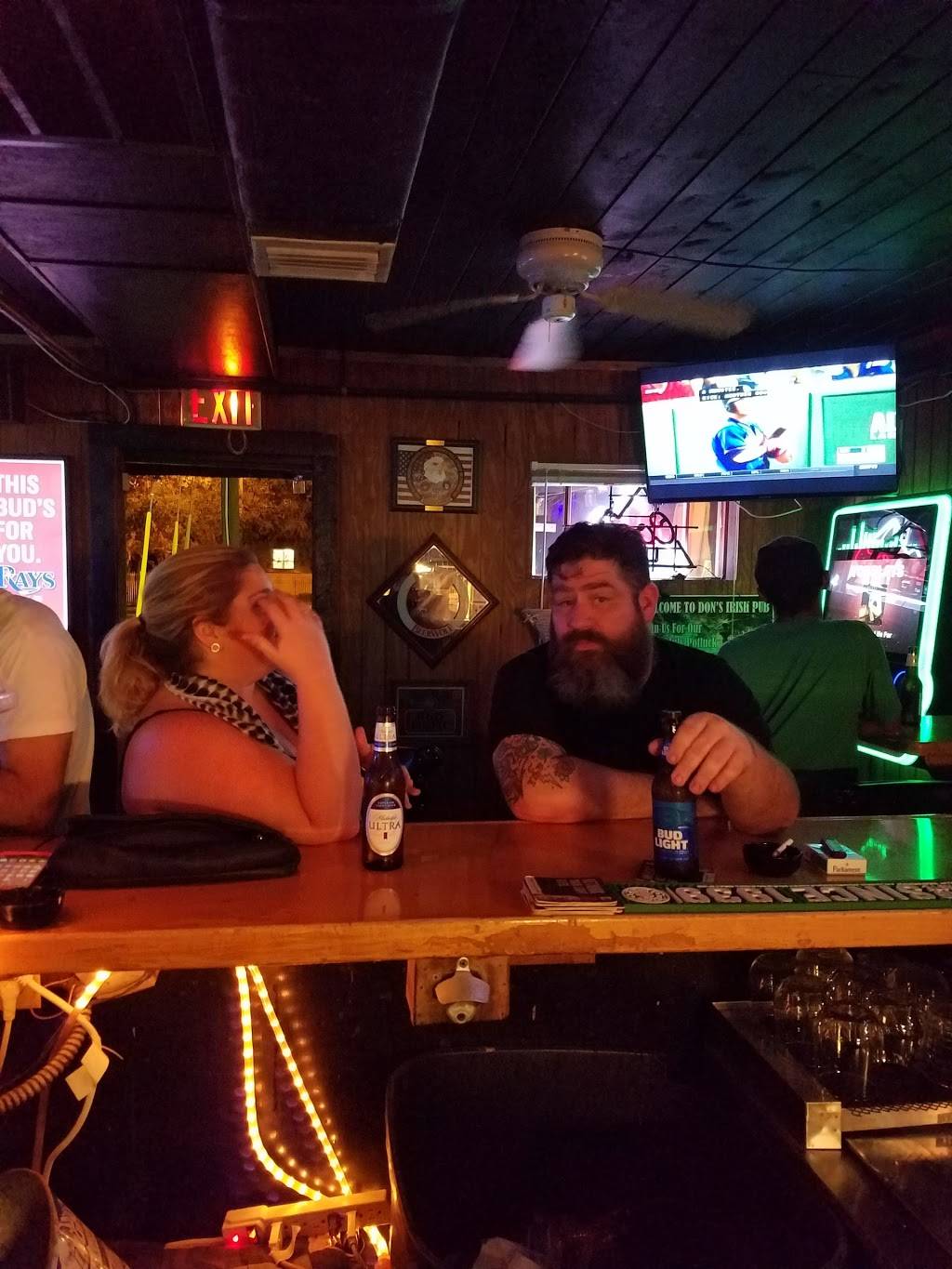 Dons Irish Pub | restaurant | 3719, 3007 6th St S, St. Petersburg, FL 33705, USA | 7272019747 OR +1 727-201-9747