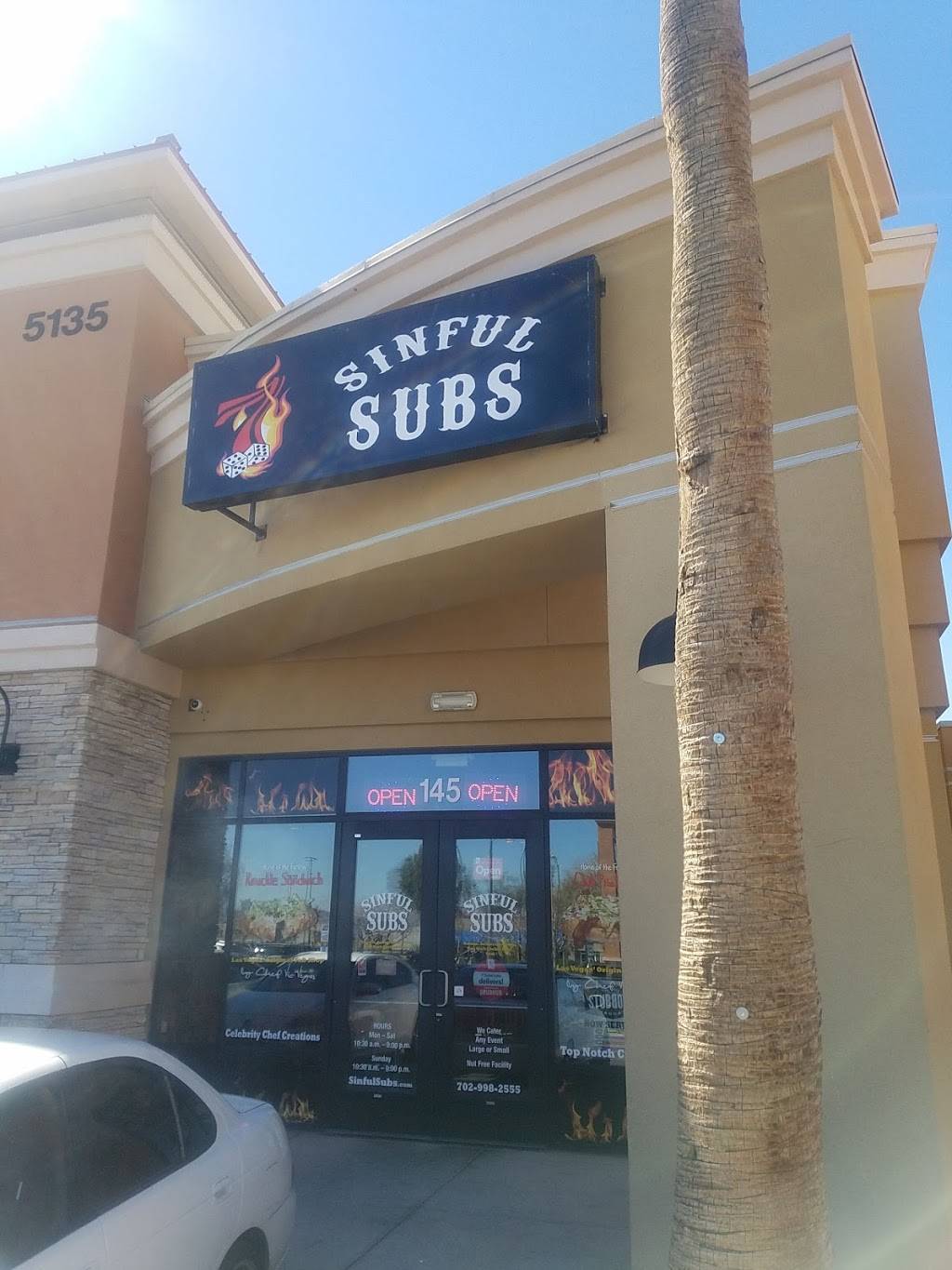 7 Sinful Subs | restaurant | 5135 S Fort Apache Rd #145, Las Vegas, NV 89148, USA | 7029982555 OR +1 702-998-2555