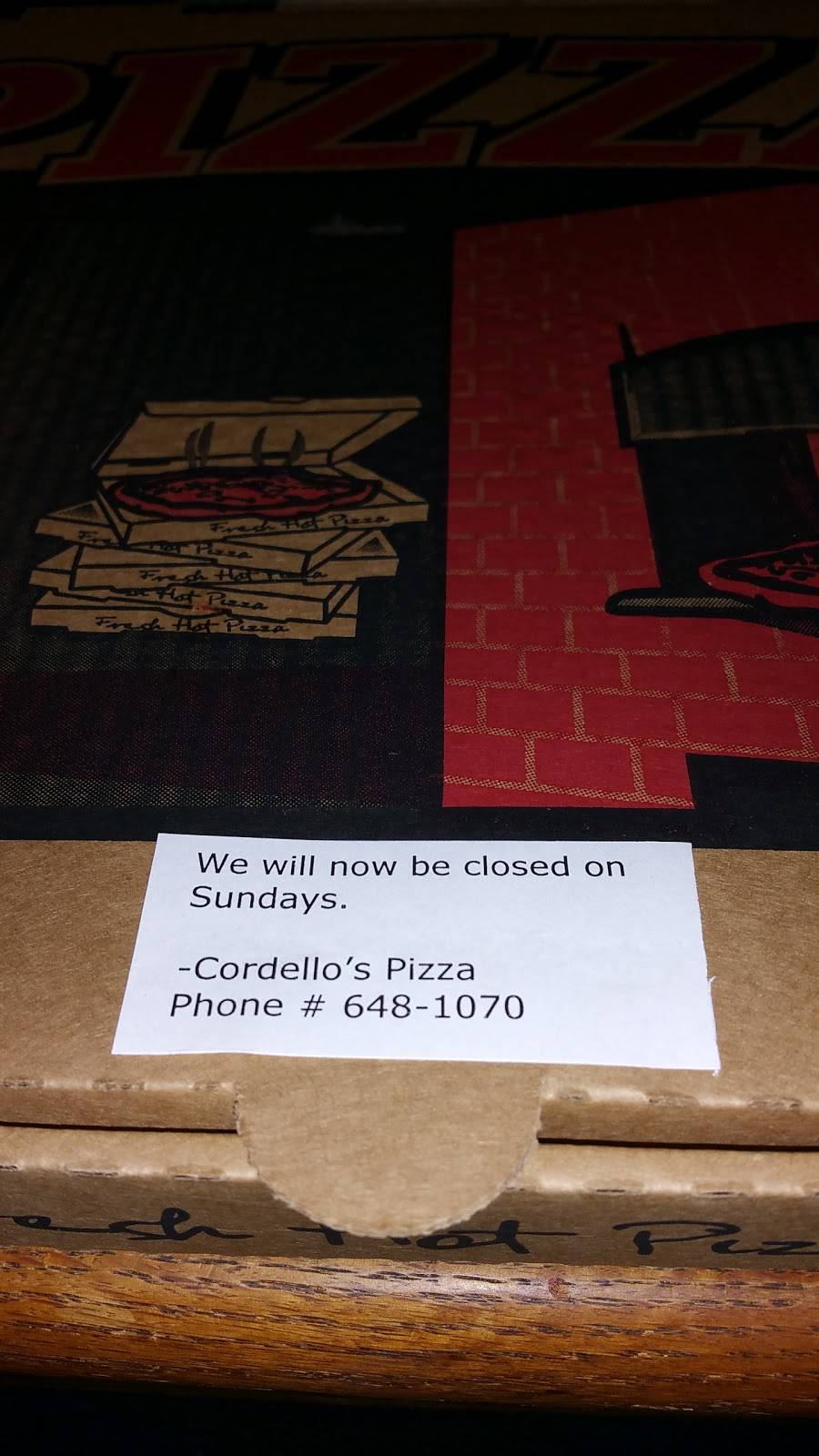 Cordellos Pizza and Wings | meal delivery | 1700 E Thompson Blvd # E, Ventura, CA 93001, USA | 8056481070 OR +1 805-648-1070