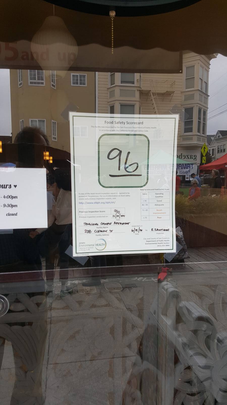 Tenglong Chinese restaurant | restaurant | 208 Clement St, San Francisco, CA 94118, USA | 4156663515 OR +1 415-666-3515