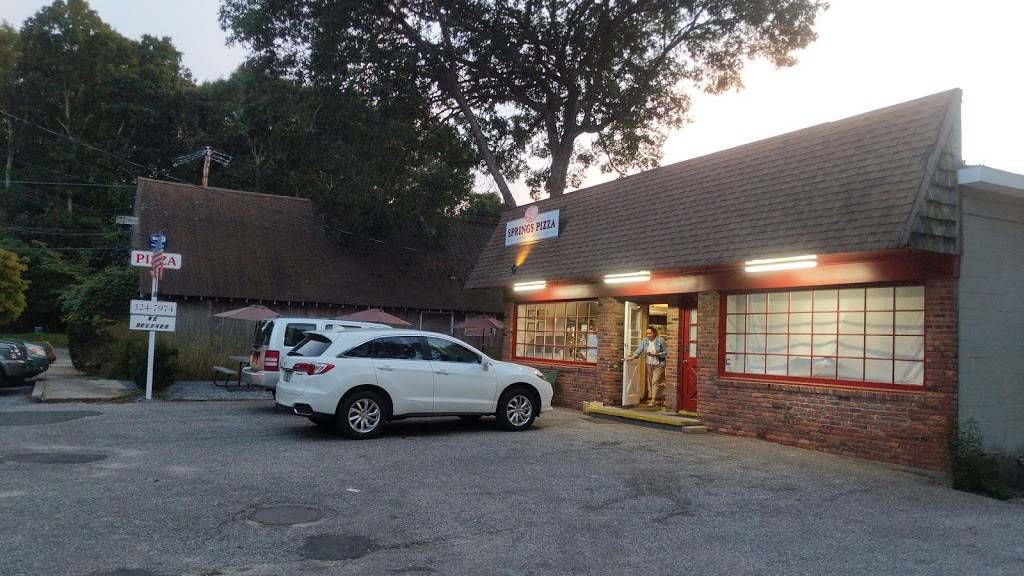 Springs Pizza | restaurant | 841 Springs Fireplace Rd, East Hampton, NY 11937, USA | 6319074039 OR +1 631-907-4039