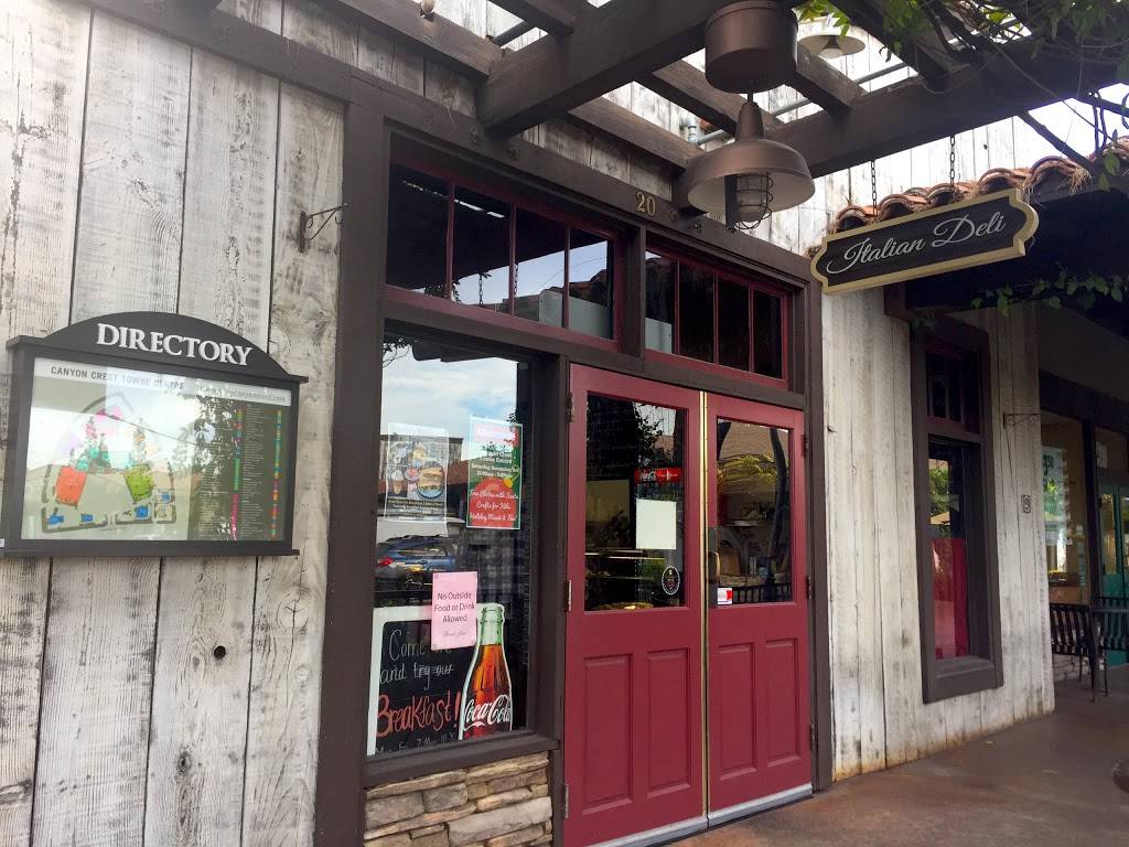 Marisa’s Italian Deli | meal takeaway | 5225 Canyon Crest Dr #20, Riverside, CA 92507, USA | 9517883899 OR +1 951-788-3899