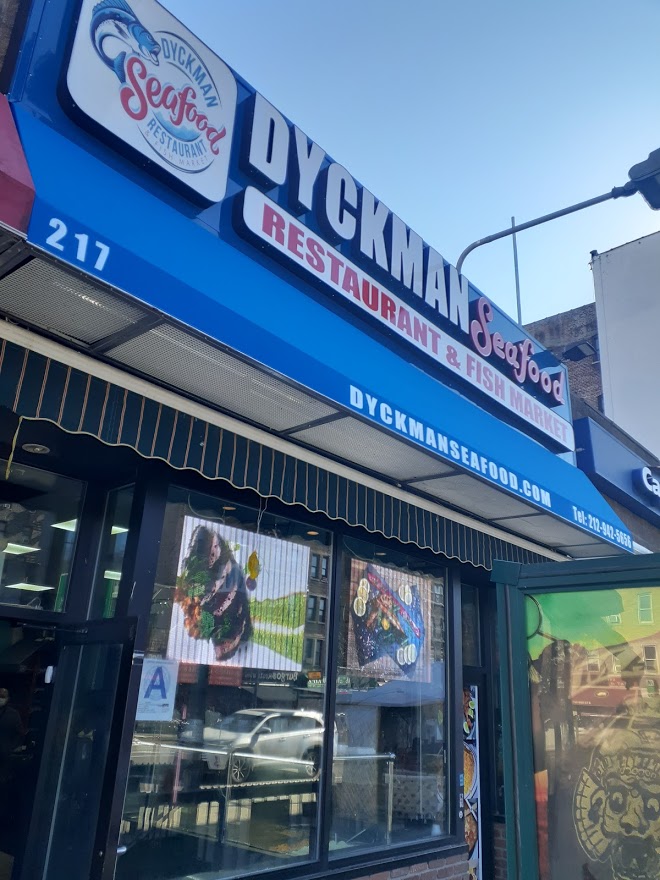 Dyckman Seafood Restaurant and Fish Market | restaurant | 217 Dyckman St, New York, NY 10040, USA | 6463722070 OR +1 646-372-2070