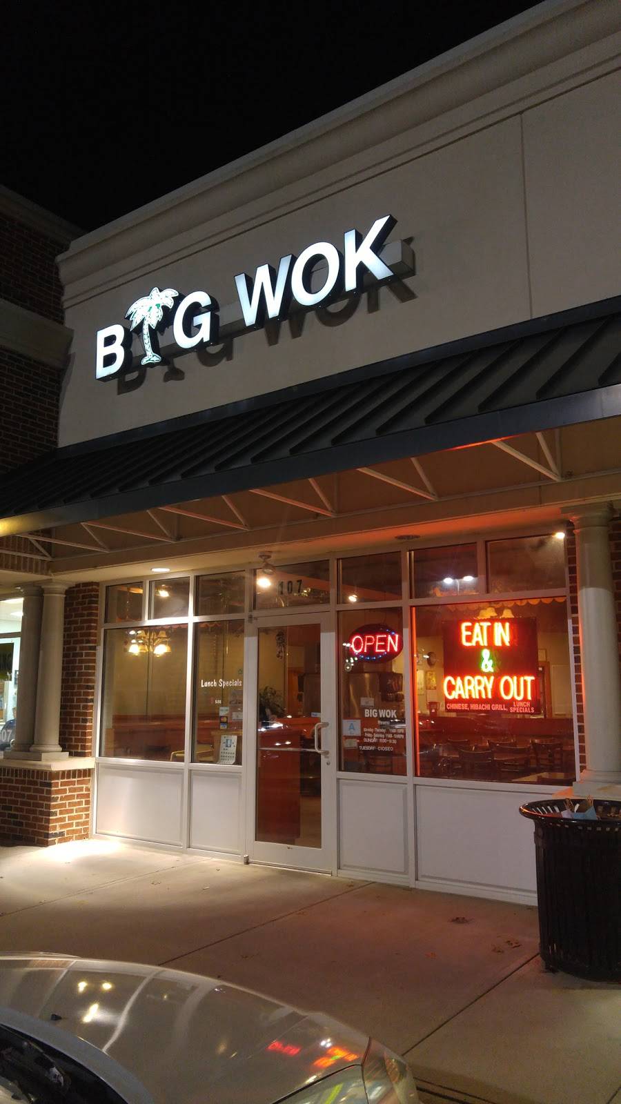 Big Wok | restaurant | 1750 SC-160, Fort Mill, SC 29708, USA | 8035475565 OR +1 803-547-5565