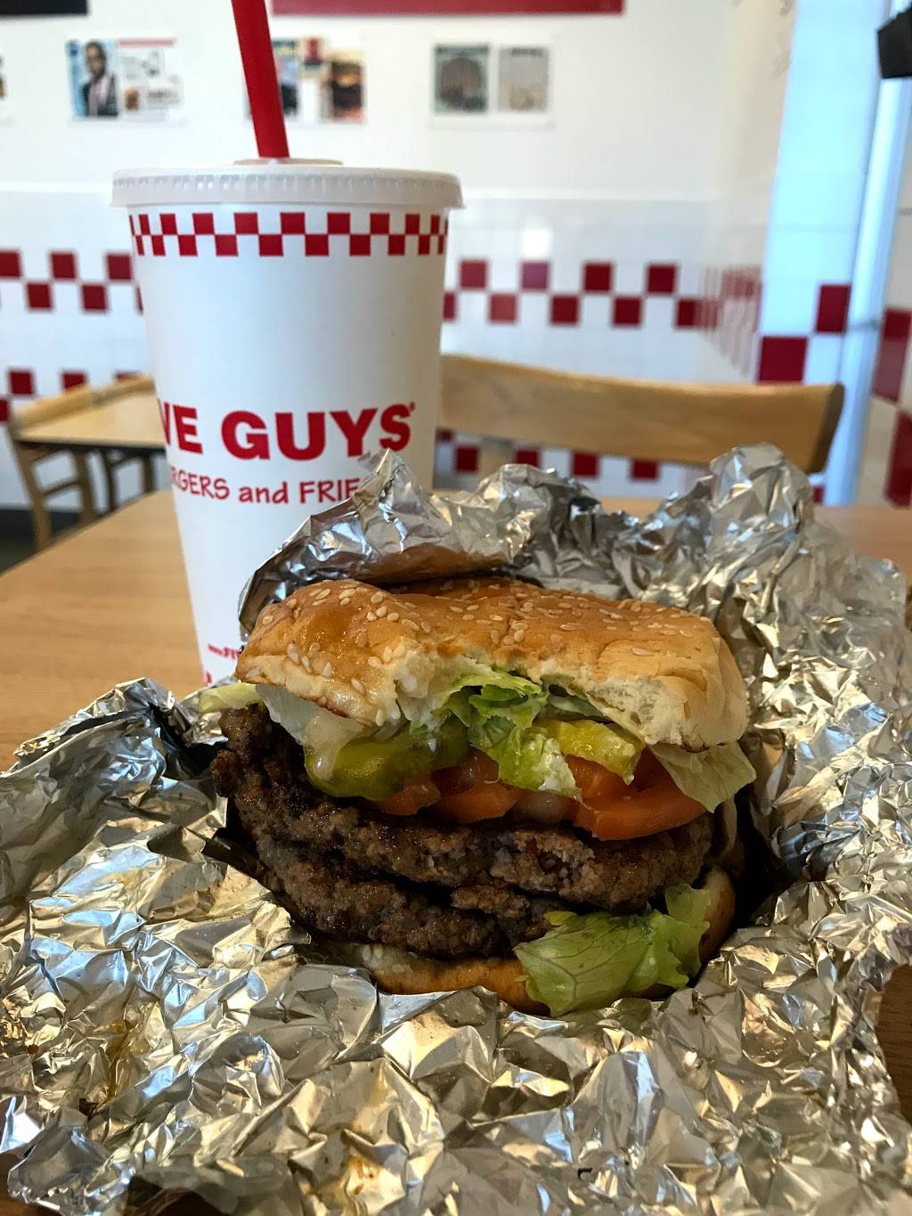 Five Guys | meal takeaway | 3124 Kathleen Ave, Greensboro, NC 27408, USA | 3368562201 OR +1 336-856-2201