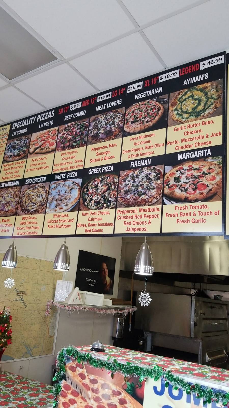 LW Pizza | restaurant | 2201 N Lakewood Blvd, Long Beach, CA 90815, USA | 5624946900 OR +1 562-494-6900