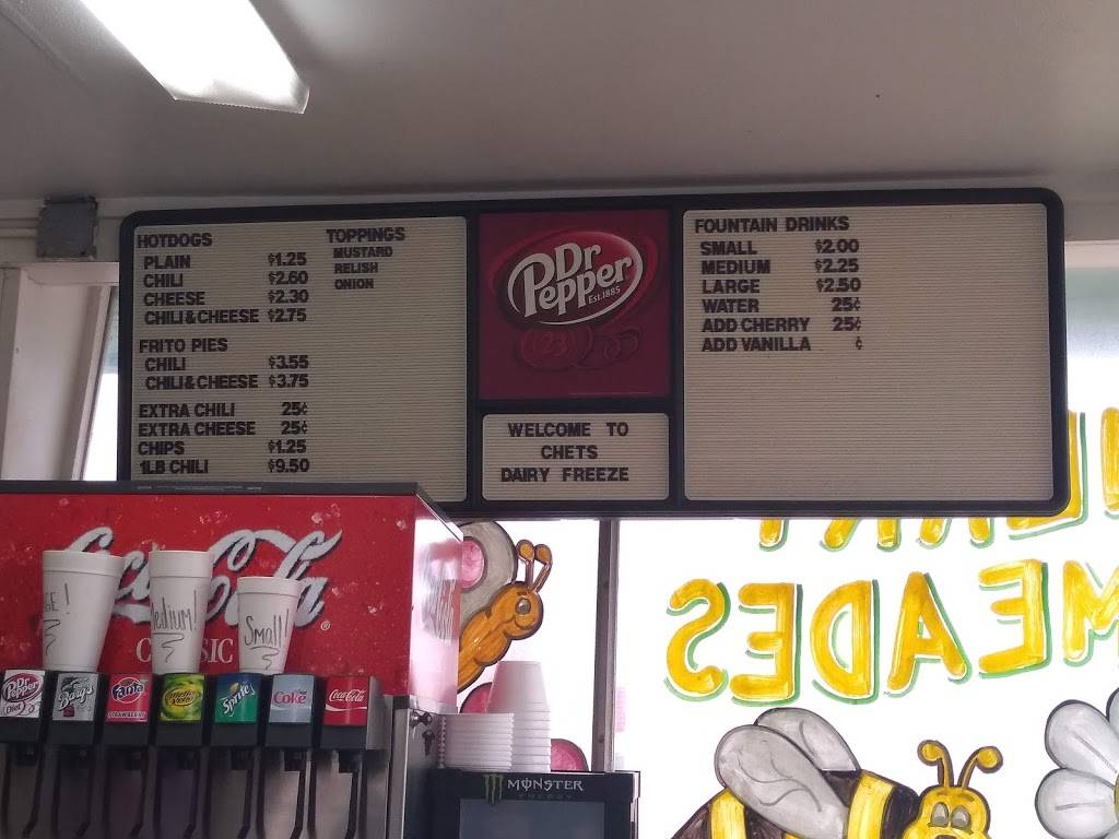 Chets Dairy Freeze | restaurant | 3510 W Okmulgee St, Muskogee, OK 74401, USA | 9186879364 OR +1 918-687-9364