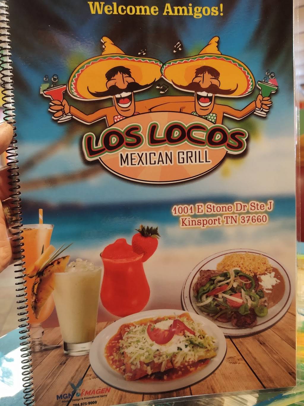 Los locos | restaurant | 1001 E Stone Dr Ste J, Kingsport, TN 37660, USA | 4237650584 OR +1 423-765-0584
