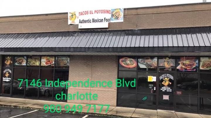 Tacos el potosino | restaurant | 7146 E Independence Blvd Suit E, Charlotte, NC 28227, USA | 9809497177 OR +1 980-949-7177