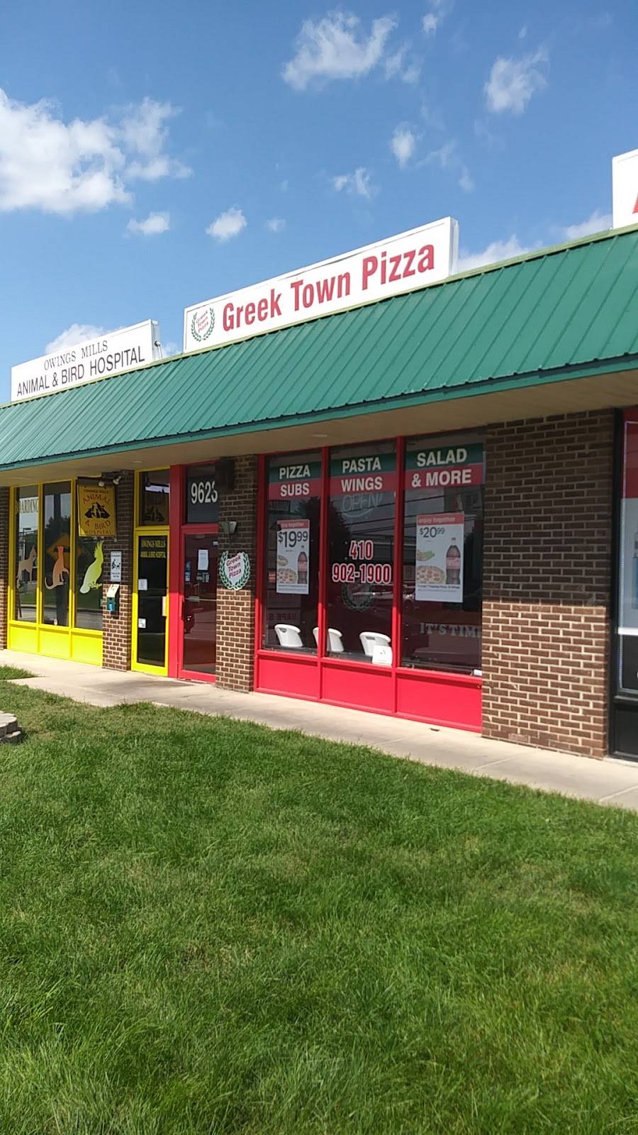 Greek Town Pizza & Grill | restaurant | 9623 Reisterstown Rd, Owings Mills, MD 21117, USA | 4109021900 OR +1 410-902-1900