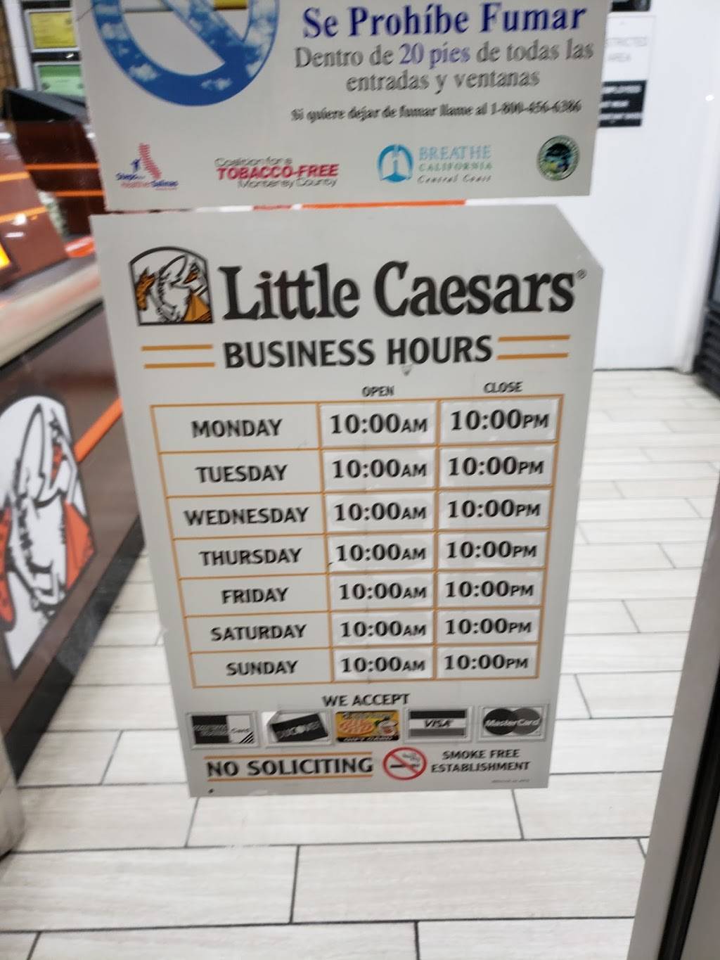 Little Caesars Pizza | meal takeaway | 1760 Fremont Blvd, Seaside, CA 93955, USA | 8313931770 OR +1 831-393-1770