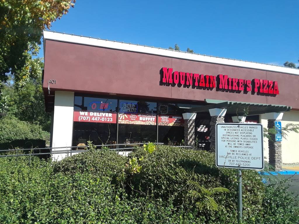 Mountain Mikes Pizza | meal delivery | 401 E Monte Vista Ave, Vacaville, CA 95688, USA | 7074470123 OR +1 707-447-0123