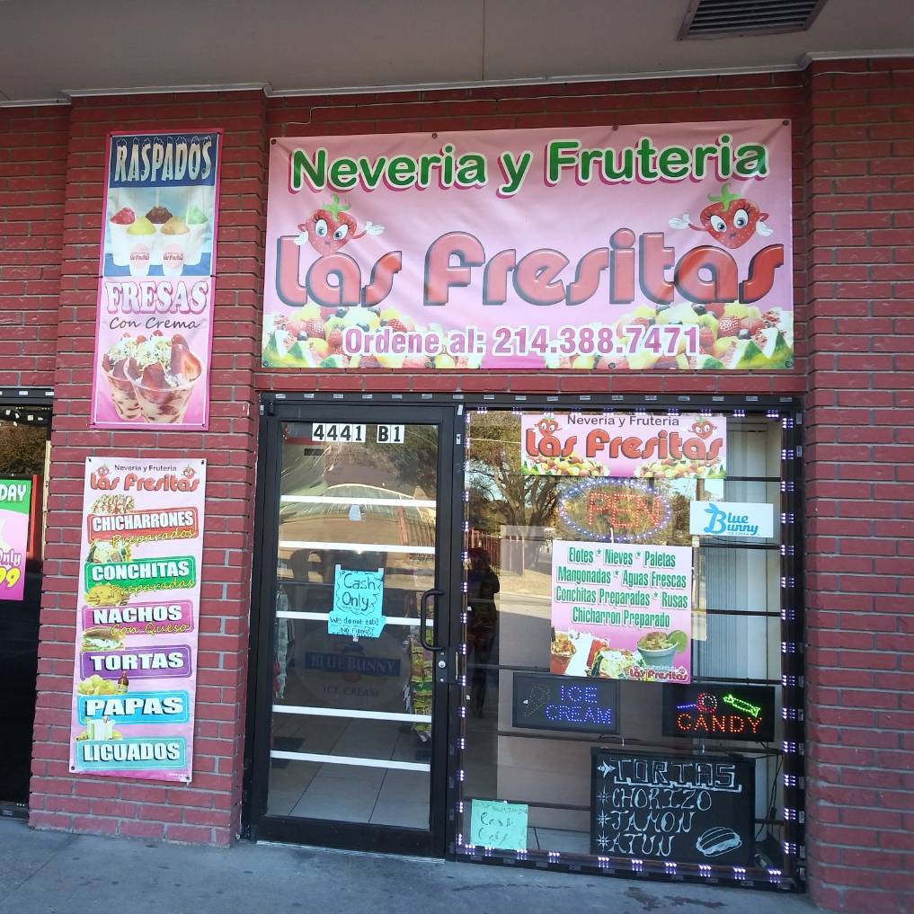 Las Fresitas Neveria Y Fruteria | restaurant | 4441 Lawnview Ave, Dallas, TX 75227, USA | 2143887471 OR +1 214-388-7471