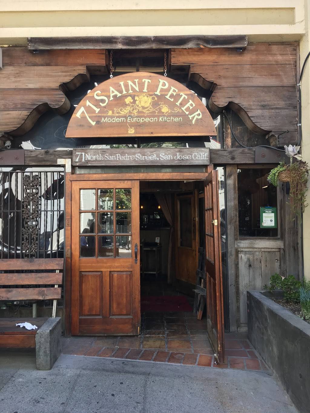 71 Saint Peter | restaurant | 71 N San Pedro St, San Jose, CA 95110, USA | 4089718523 OR +1 408-971-8523