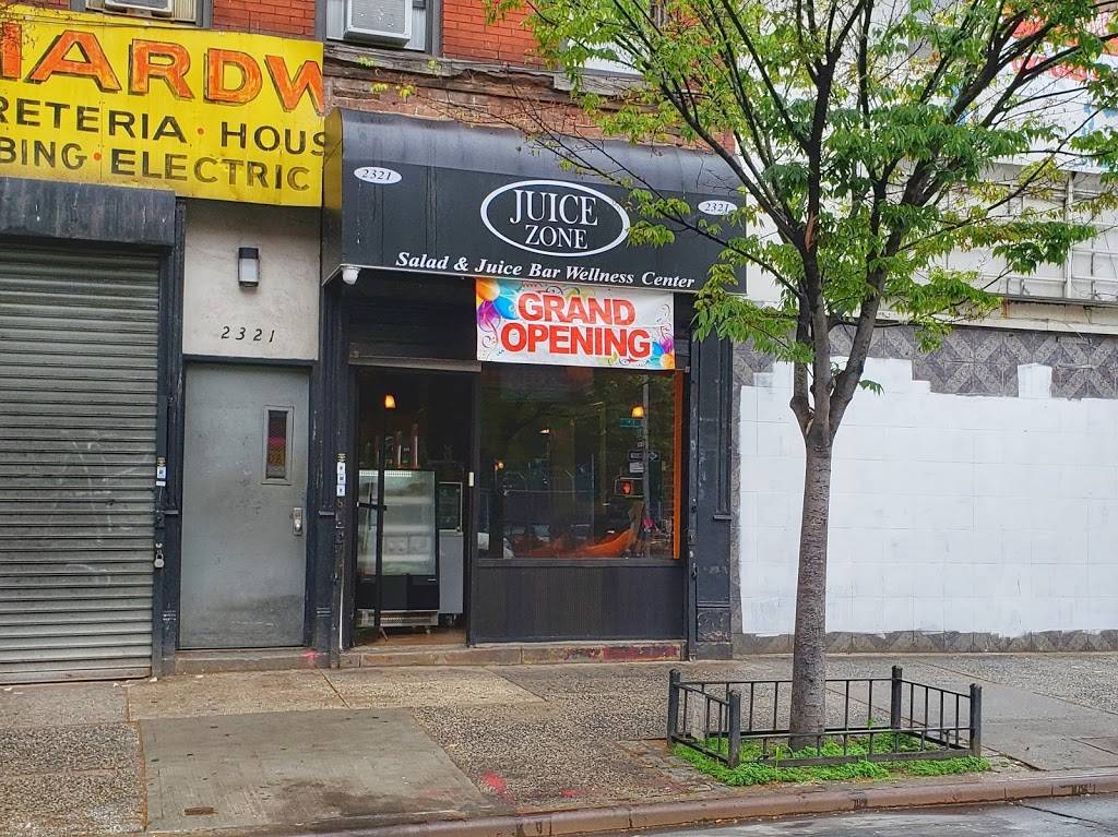 Juice Zone | restaurant | 2321 1st Avenue, New York, NY 10035, USA | 3478055484 OR +1 347-805-5484