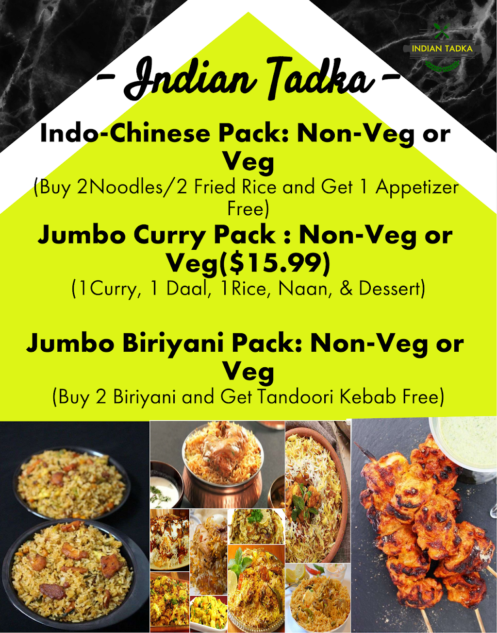 Indian Tadka | restaurant | 1082 E El Camino Real #7, Sunnyvale, CA 94087, USA | 4082466000 OR +1 408-246-6000