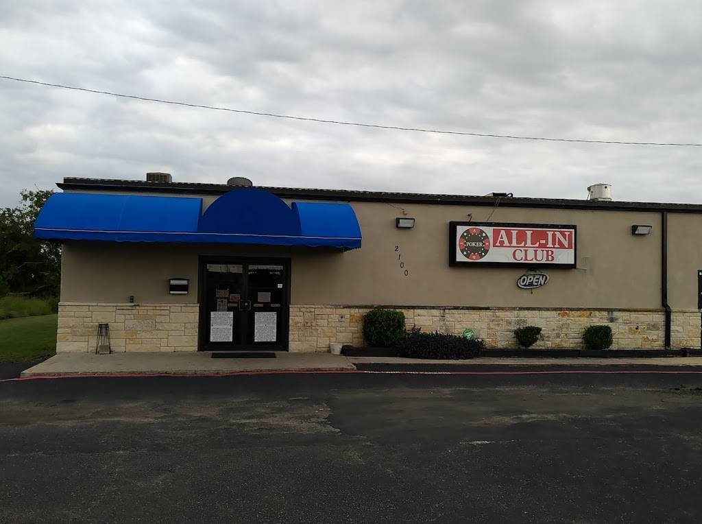 ALL-IN POKER CLUB | night club | 2100 E Elms Rd, Killeen, TX 76542, USA | 2544325525 OR +1 254-432-5525