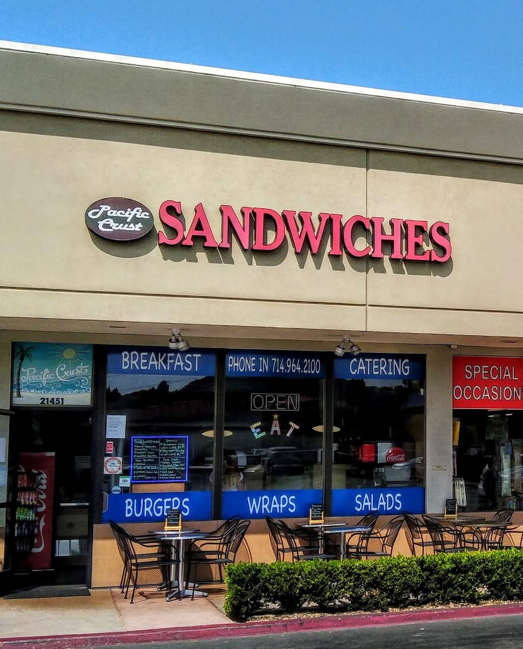 Pacific Crust Sandwiches | restaurant | 7354, 21451 Brookhurst St, Huntington Beach, CA 92646, USA | 7149642100 OR +1 714-964-2100