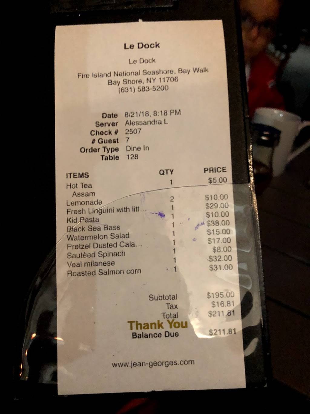 Le Dock | restaurant | Bay Walk, Bay Shore, NY 11706, USA | 6315835200 OR +1 631-583-5200