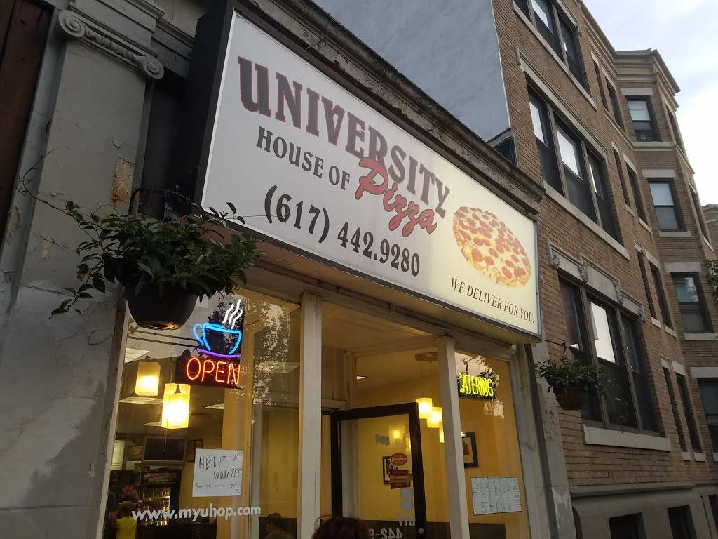 University House of Pizza | restaurant | 452 Huntington Ave, Boston, MA 02115, USA | 6174429280 OR +1 617-442-9280