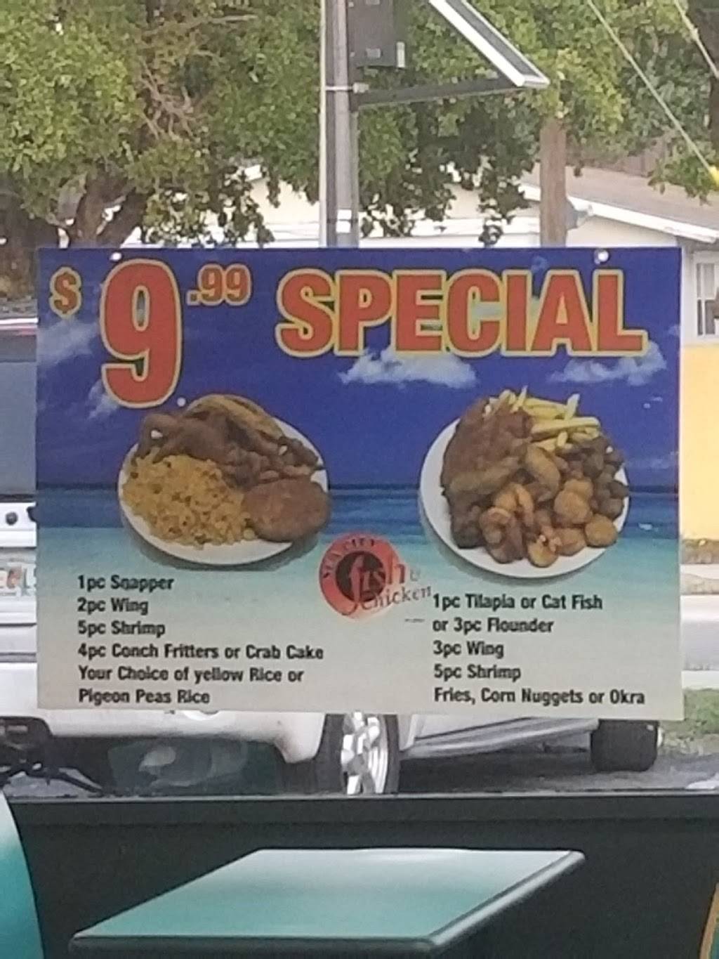 Sea City Fish And Chicken | restaurant | 1447 NW 6th St, Fort Lauderdale, FL 33311, USA | 9543574710 OR +1 954-357-4710