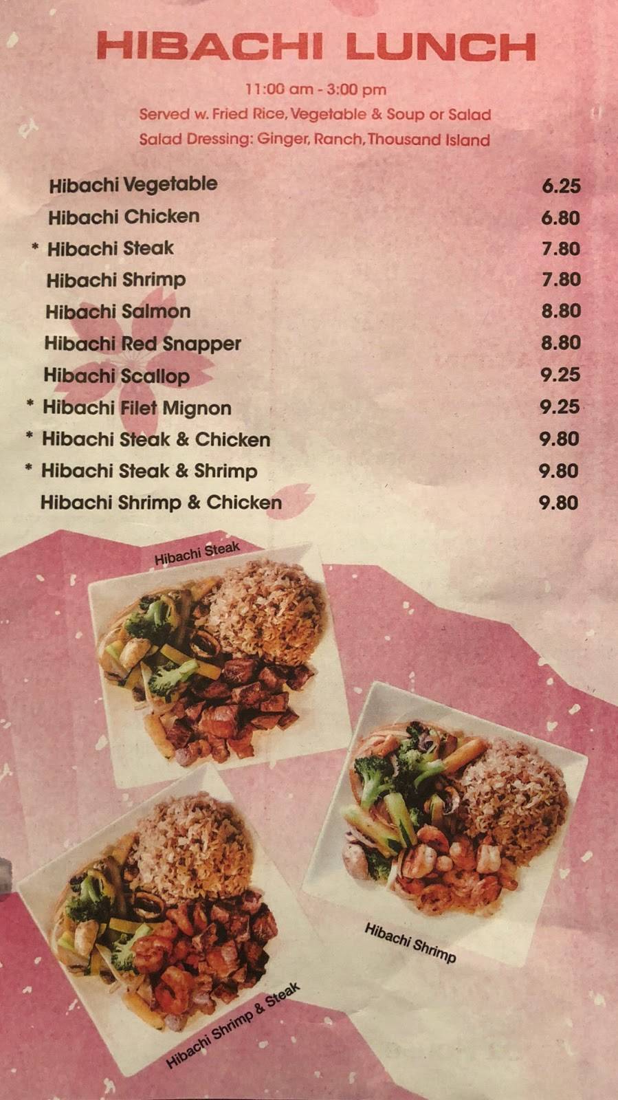 Sakura | restaurant | 640 S Van Buren Rd # L, Eden, NC 27288, USA | 3366278883 OR +1 336-627-8883