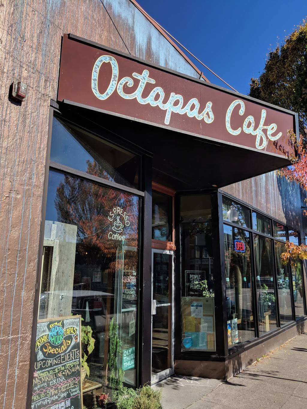 Octapas Cafe | restaurant | 414 4th Ave E, Olympia, WA 98501, USA | 3608789333 OR +1 360-878-9333
