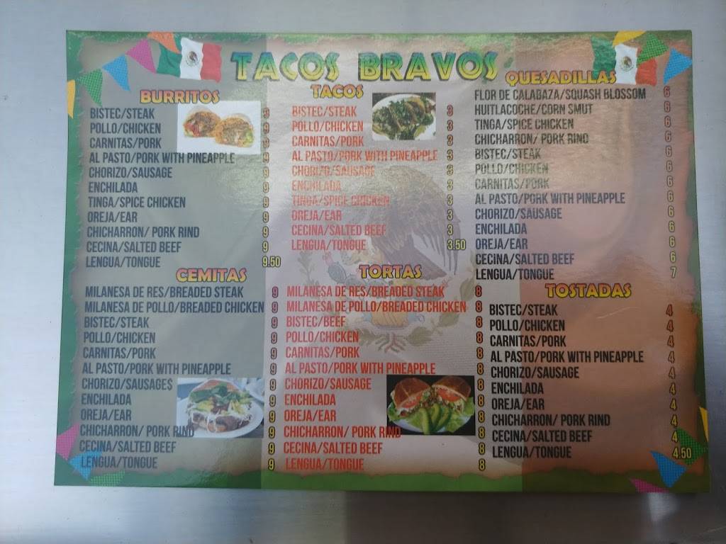 Tacos Bravos | restaurant | 146 St &, Northern Blvd, Flushing, NY 11354, USA | 3474846952 OR +1 347-484-6952