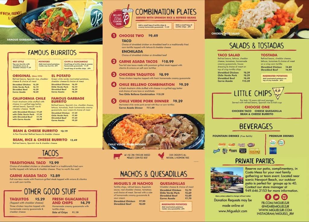 Miguel’s Jr | restaurant | 2450 River Rd #300, Norco, CA 92860, USA | 9513711014 OR +1 951-371-1014