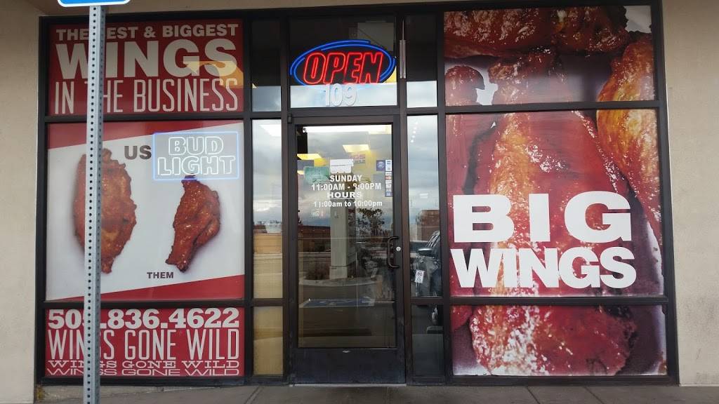 Wings Gone Wild | restaurant | 101 98th St New Suite #109, Albuquerque, NM 87121, USA | 5058364622 OR +1 505-836-4622