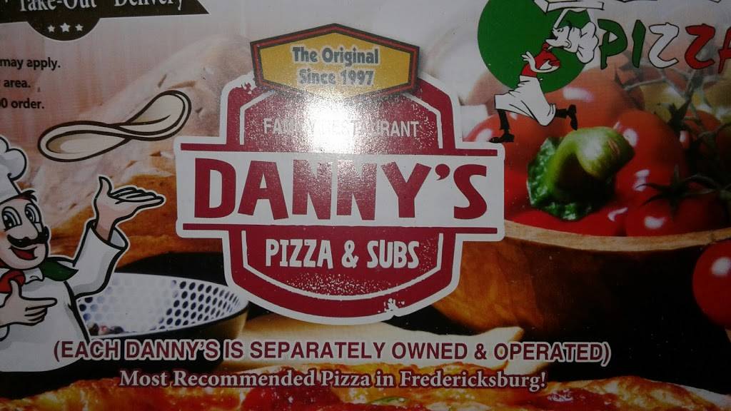Dannys Pizza & Subs | restaurant | 10657 Spotsylvania Ave, Fredericksburg, VA 22408, USA | 5408985008 OR +1 540-898-5008