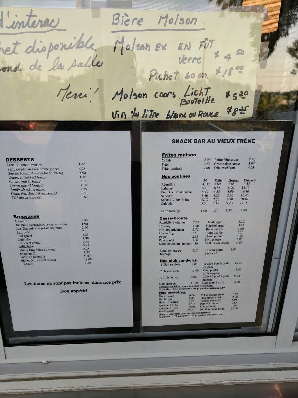 Snack Bar Au Vieux Frene | restaurant | 14630 Route Arthur Sauvé, Mirabel, QC J7N 2C1, Canada | 4502582851 OR +1 450-258-2851