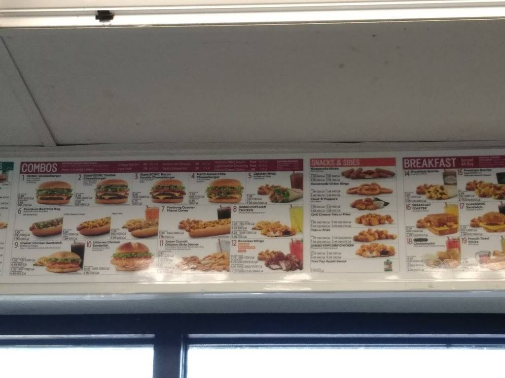 Sonic Drive-In | restaurant | 6219 Wesley St, Greenville, TX 75402, USA | 9034552109 OR +1 903-455-2109